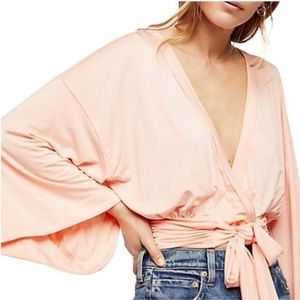 Free‎ People That's a Wrap Wide Long Sleeve Size Small